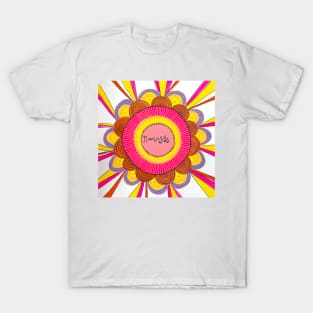 Namaste Yogi Floral Mandala T-Shirt